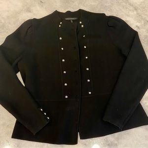 Womens black sweater coat